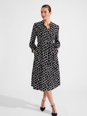 Hobbs Black Petite Kalani Dress - Image 1 of 4