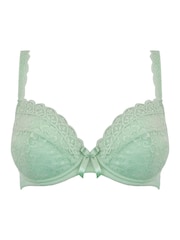 Pour Moi Green Plunge Rebel Underwired Side Support Bra - Image 3 of 4
