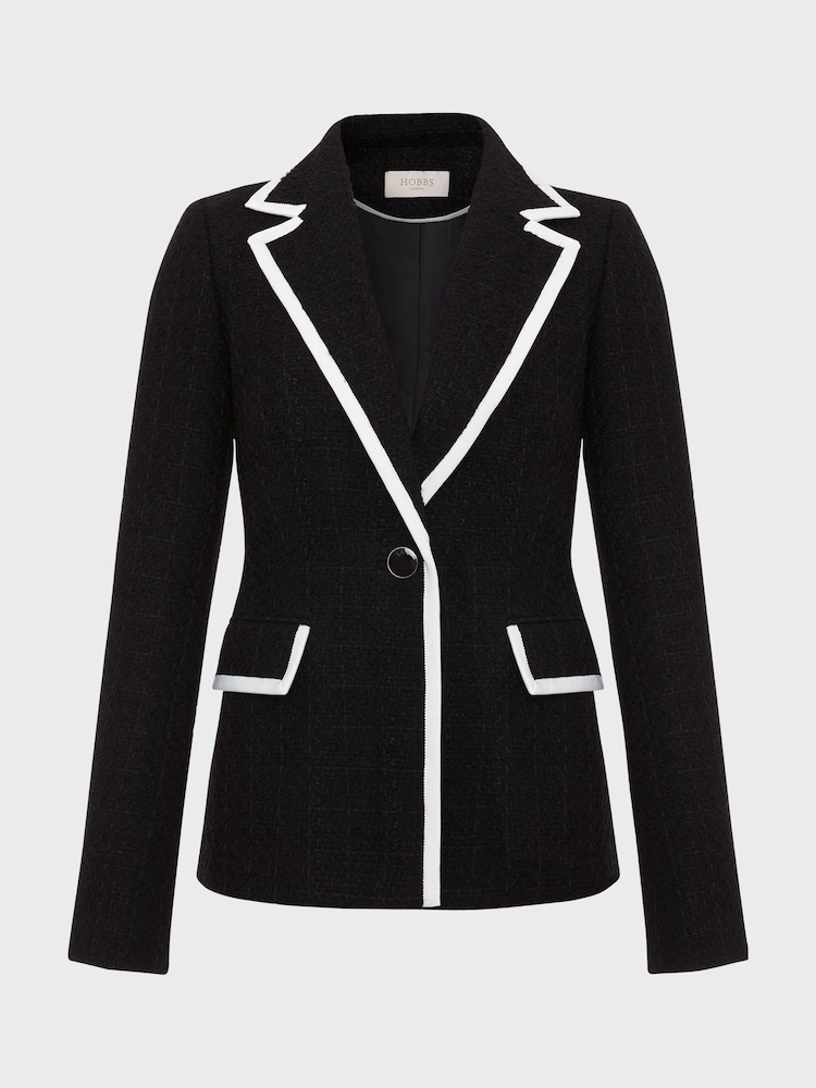 Hobbs Black Cici Jacket - Image 4 of 4 Hobbs Black Cici Jacket - Image 4 of 4