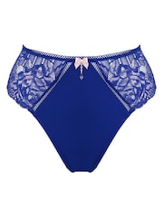 Pour Moi Blue Ooo La La High Waist Brazillian Briefs - Image 3 of 4