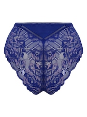 Pour Moi Blue Ooo La La High Waist Brazillian Briefs - Image 4 of 4