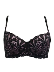 Negro/rosa - Pour Moi New Romance Bra - Imagen 3 de 4