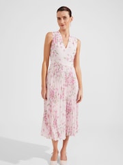 Hobbs Pink Petite Petite Veronica Dress - Image 3 of 4