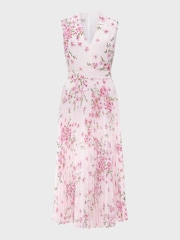 Hobbs Pink Petite Petite Veronica Dress - Image 4 of 4