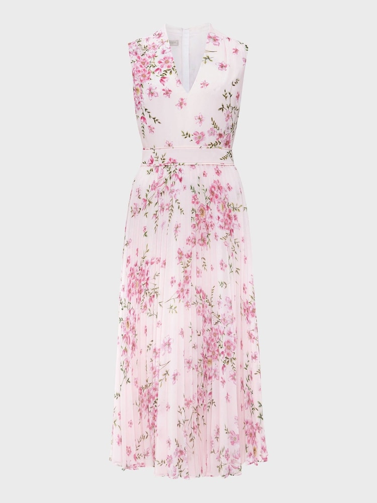 Hobbs Pink Petite Petite Veronica Dress - Image 4 of 4