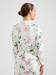 Hobbs White Petite Tweed Suzanna Jacket - Image 2 of 4