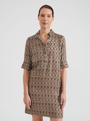 Hobbs Brown Marciella Dress - Image 1 of 4