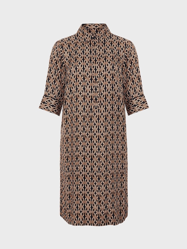 Hobbs Brown Marciella Dress - Image 4 of 4