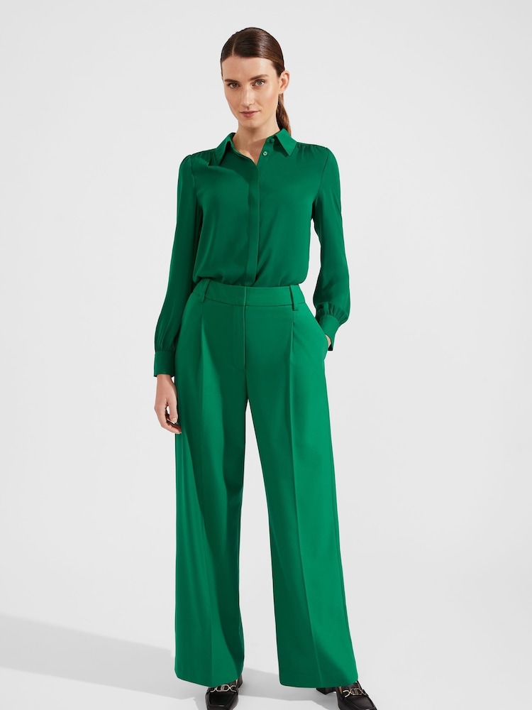 Hobbs Green Verona Trousers - Image 1 of 4 Hobbs Green Verona Trousers - Image 1 of 4