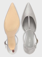 Hobbs Silver Alice T-Bar Shoes - Image 3 of 4