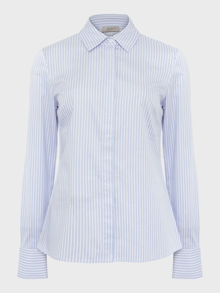 Hobbs Blue Victoria Shirt - Image 4 of 4 Hobbs Blue Victoria Shirt - Image 4 of 4