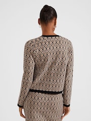 Hobbs Brown Knitted Perrie Dress - Image 4 of 6