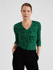 Hobbs Green Simmy Printed Top - Image 1 of 4