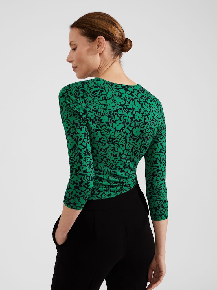 Hobbs Green Simmy Printed Top - Image 2 of 4