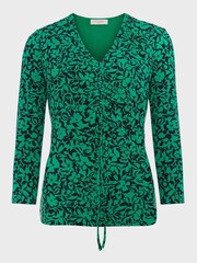 Hobbs Green Simmy Printed Top - Image 4 of 4