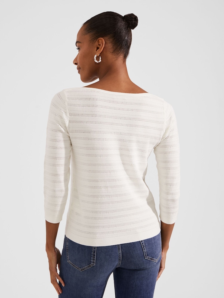 Hobbs Cream Robin Jumper - Image 2 of 4