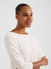 Hobbs Cream Robin Jumper - Image 3 of 4