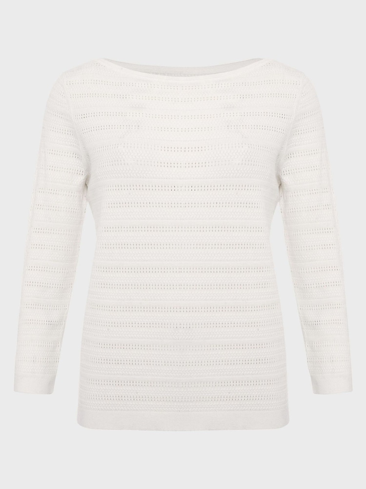 Hobbs Cream Robin Jumper - Image 4 of 4