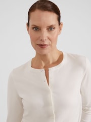 Hobbs Cream Michelle Cardigan - Image 3 of 4