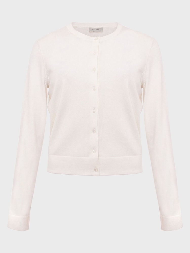 Hobbs Cream Michelle Cardigan - Image 4 of 4 Hobbs Cream Michelle Cardigan - Image 4 of 4