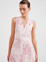 Hobbs Pink Petite Veronica Dress - Image 3 of 4