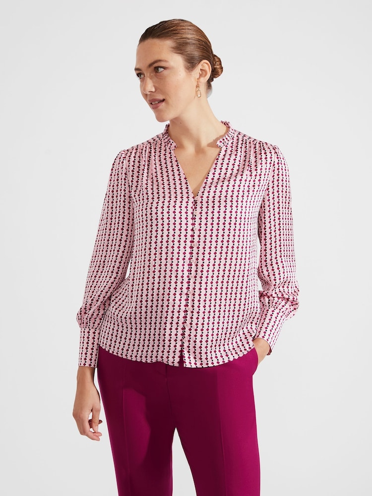 Hobbs Pink Darcey Shirt - Image 1 of 4