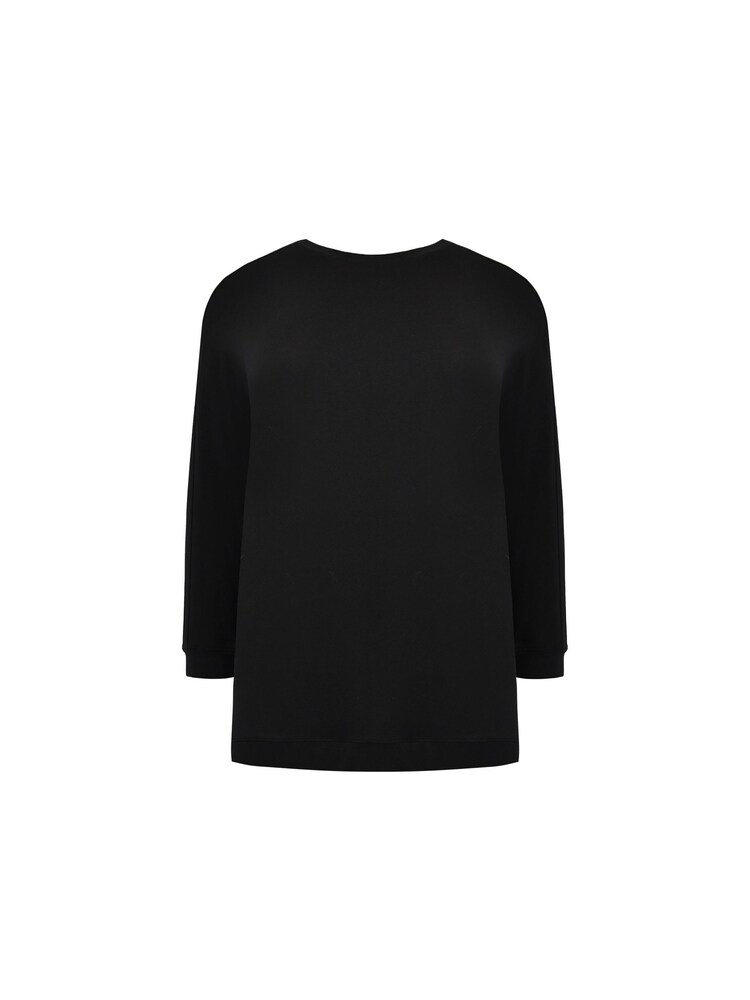 Live Unlimited Black Curve Seam Detail Sweatshirt - Image 4 of 4