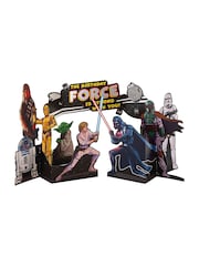 Hallmark Blue Birthday Card 3D Pop Up Star Wars Scene Design - Image 3 of 4