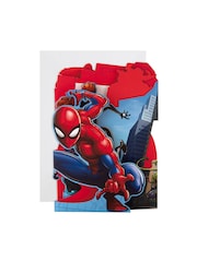 Hallmark Blue Birthday Card for Son 3D Marvel Spider-Man Design - Image 2 of 4