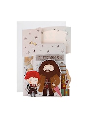 Hallmark Brown Birthday Card 3D Harry Potter Scene Design - Image 3 of 4