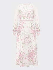 Hobbs White Silk Skye Dress - Image 4 of 4