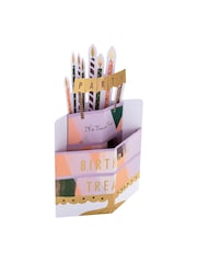 Hallmark Gold Birthday Card 3D Pop Up Cake & Candles Design - Image 3 of 4
