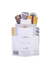 Hallmark Silver Let's Celebrate Card 3D Pop Up Presents Design - Image 4 of 4