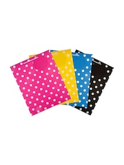 Hallmark Pink Set of 4 Large Gift Bags In Polka Dot Designs - Image 3 of 3