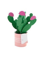 Hallmark Green Just To Say Card 3D Pop Up Cactus - Image 3 of 4