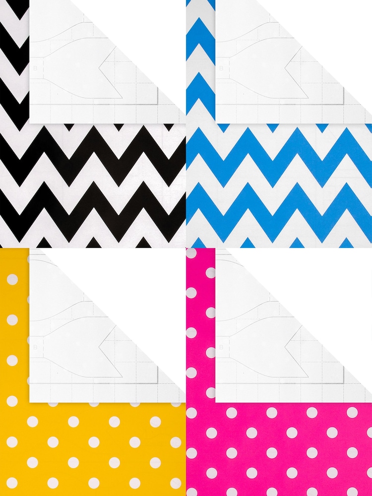 Hallmark Multicoloured Spots and Stripes Wrapping Paper 6 Rolls x 2M - Image 4 of 4