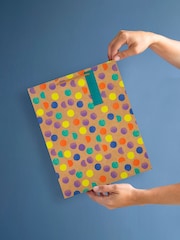 Hallmark Brown Set of 4 Large Gift Bags In Confetti Design - Image 2 of 4