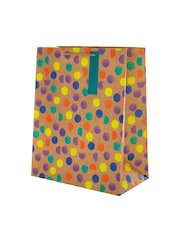 Hallmark Brown Set of 4 Large Gift Bags In Confetti Design - Image 4 of 4