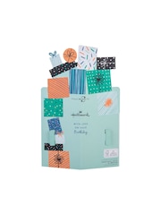 Hallmark White Birthday Card for Nephew 3D Presents Design - Image 4 of 4