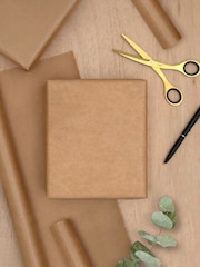 Hallmark Brown 9M Pack of 3 Kraft Wrapping Paper - Image 1 of 4