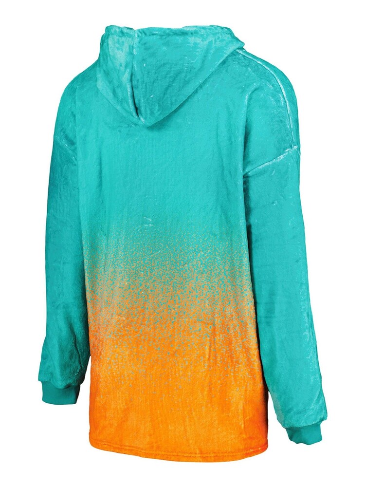 Sudadera polar con capucha NFL Miami Dolphins Gradient de adidas - Imagen 3 de 3