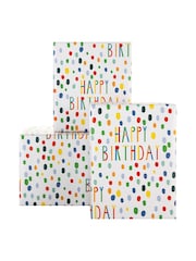 Hallmark White 6M Pack of 3 Birthday Wrapping Paper - Image 4 of 4