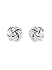 Jon Richard Silver Tone Knot Stud Earrings - Image 2 of 2