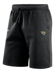 Fanatics NFL Jacksonville Jaguars Primary Logo Graphic Fleece Black Shorts - Image 2 of 3