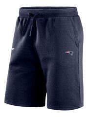 Fanatics Blue NFL New England Patriots Primary Logo Graphic Fleece Shorts - Image 2 of 3