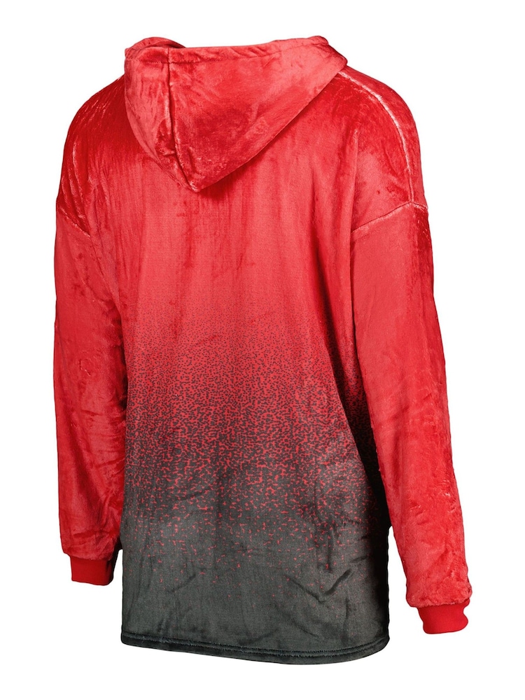 adidas Red NFL Tampa Bay Buccaneers Gradient Fleece Hoodie - Image 2 of 3