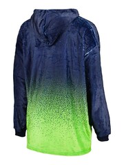 adidas Blue NFL Seattle Seahawks Gradient Fleece Hoodie - Image 3 of 3