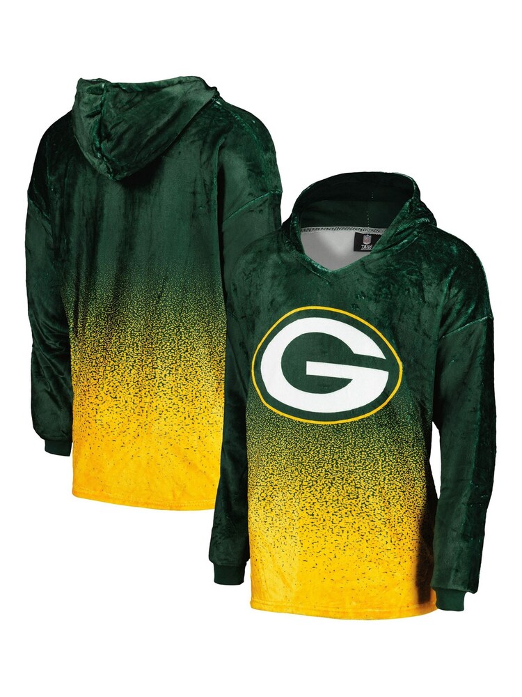 adidas Green NFL Green Bay Packers Gradient Fleece Hoodie - Image 1 of 3