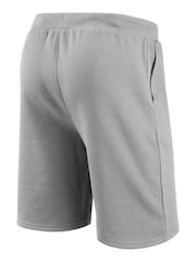 adidas Grey NFL Miami Dolphins Primary Logo Graphic Fleece Shorts - Image 3 of 3