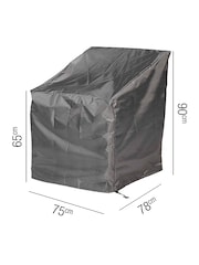 Pacific Grey Garden High Back Lounge Chair Aerocover 75x78x90cm - Image 1 of 3